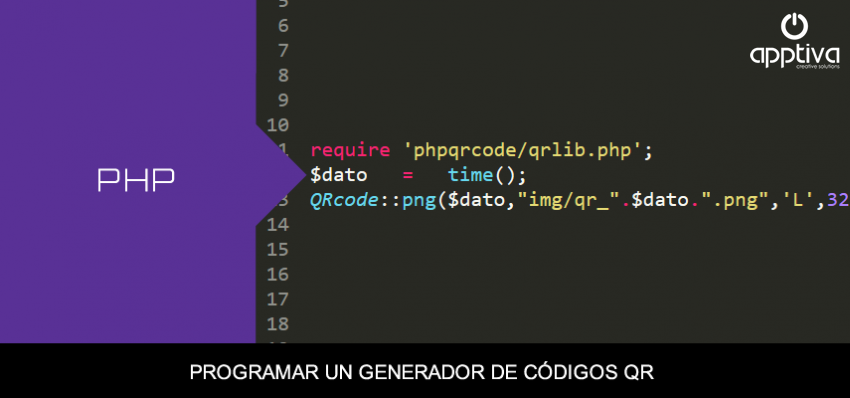 Generador de Códigos QR con PHPQRCODE