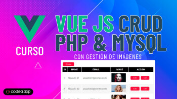 Curso VUE.JS CRUD en PHP y MYSQL