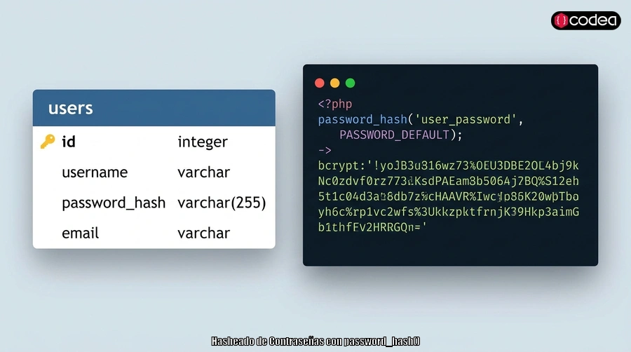 Hasheado de Contraseñas con password_hash()