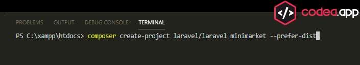 Instalar Laravel con Composer