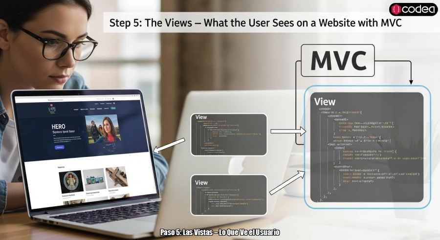 Paso 6: Las Vistas – Lo Que Ve el Usuario