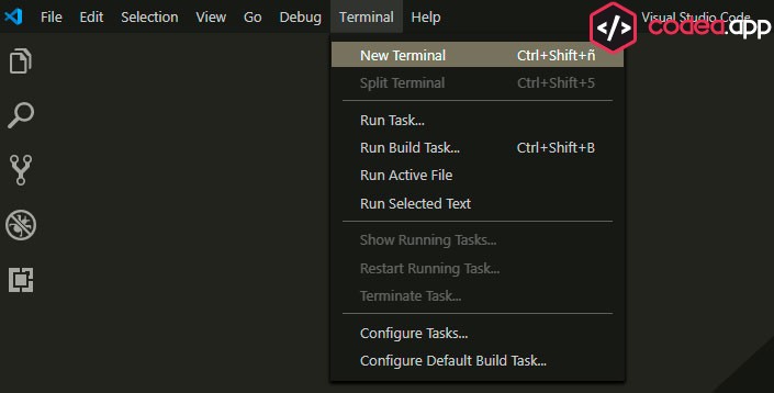 Terminal en Visual Studio Code