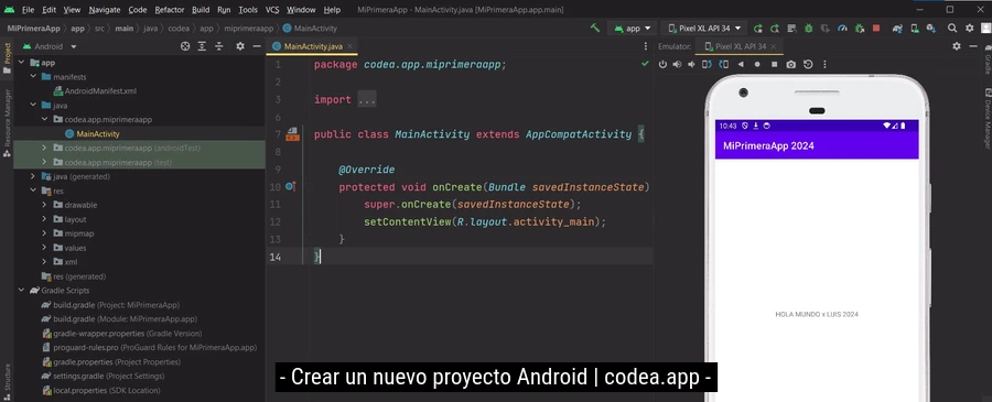 Crear Proyecto Android 