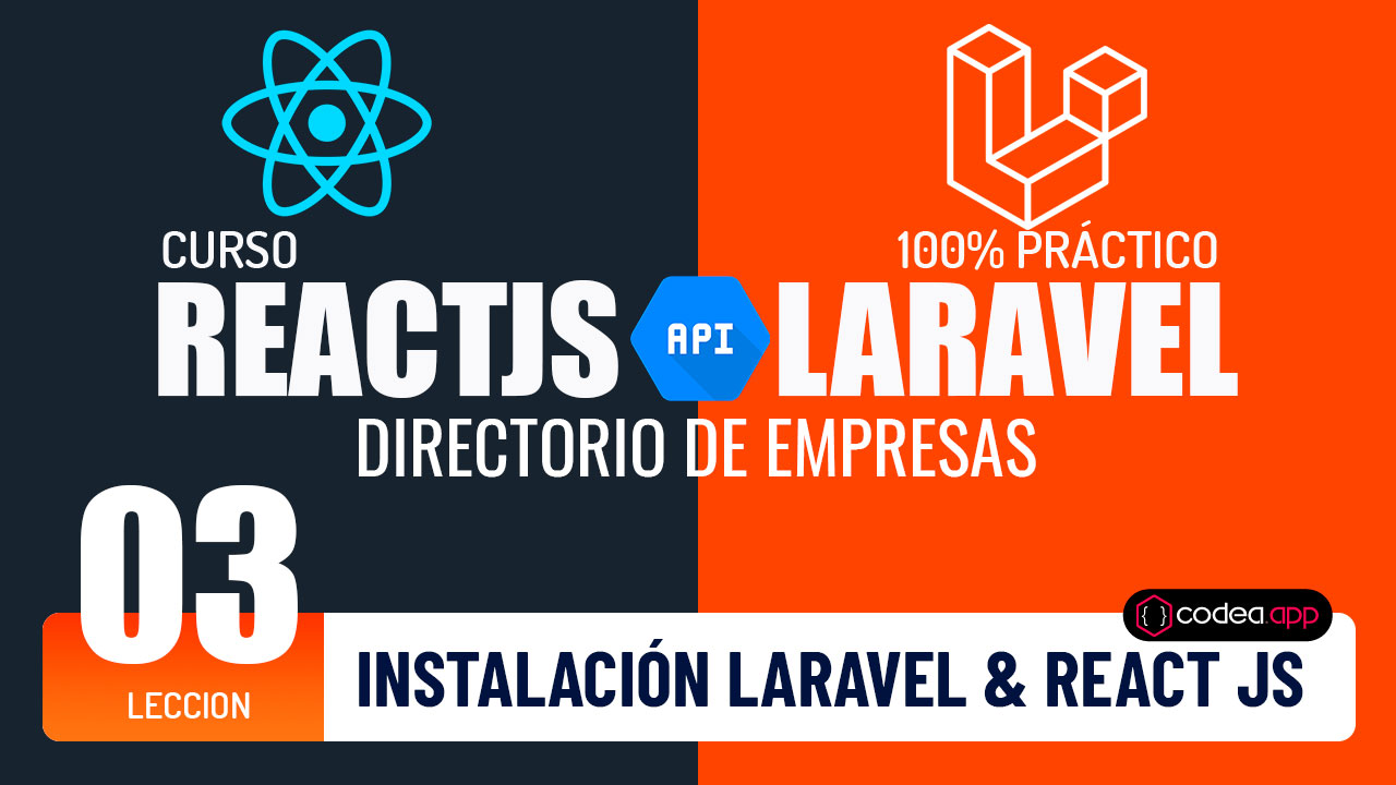 Instalación de Laravel y React JS