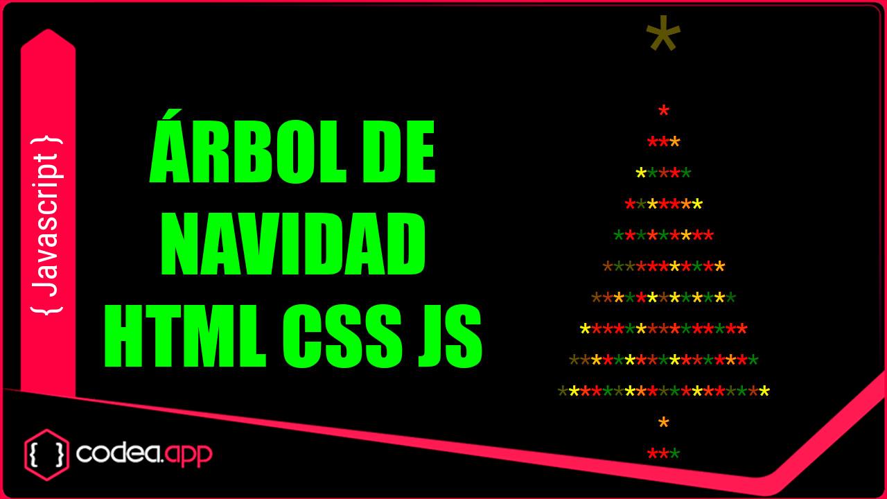 Árbol de Navidad animado en JS HTML y CSS