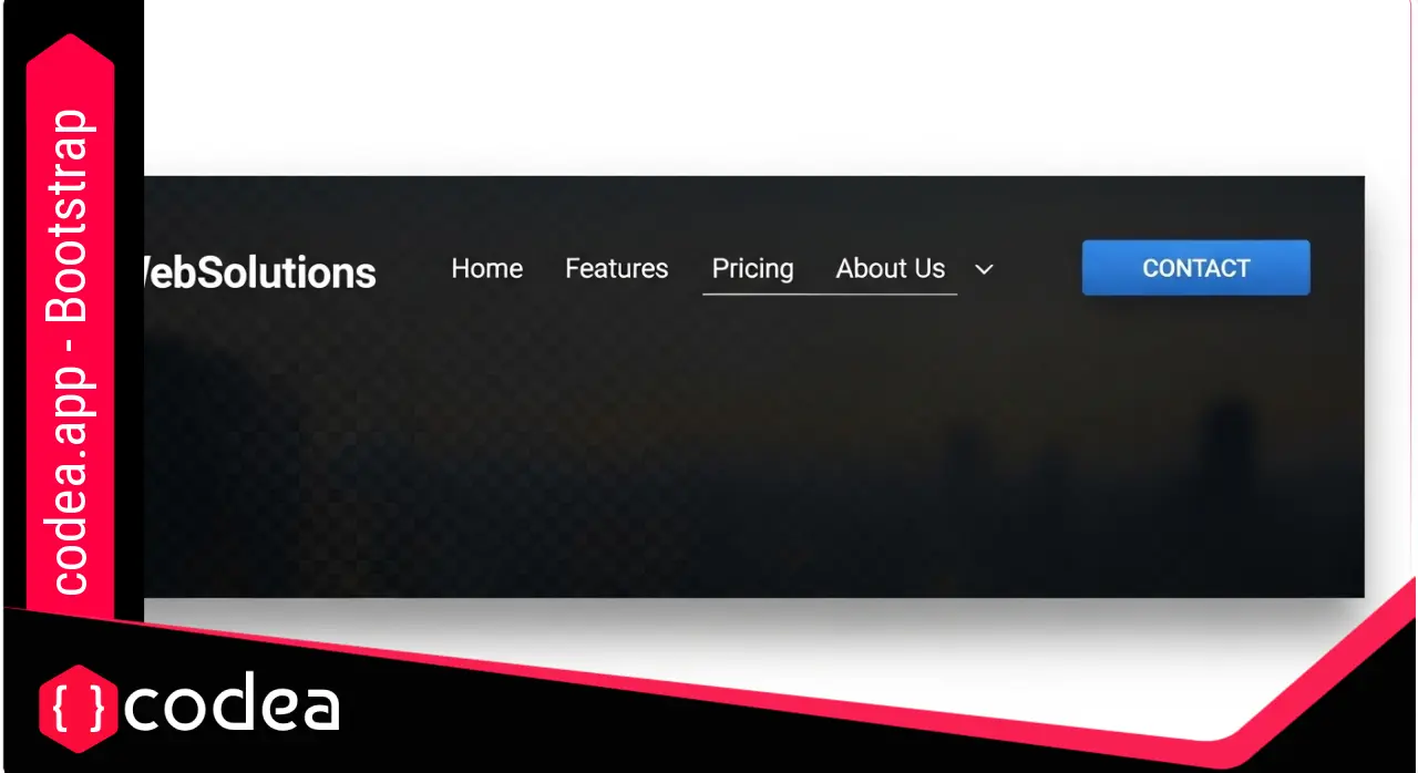 Barra de navegación responsive con Bootstrap