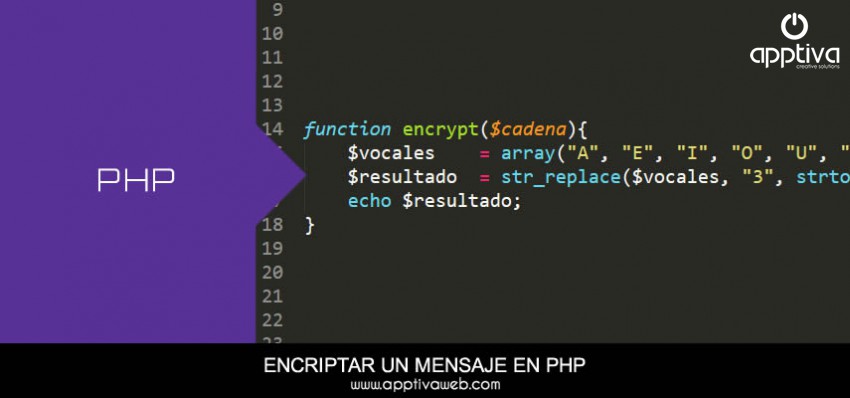 Encriptar un mensaje en PHP