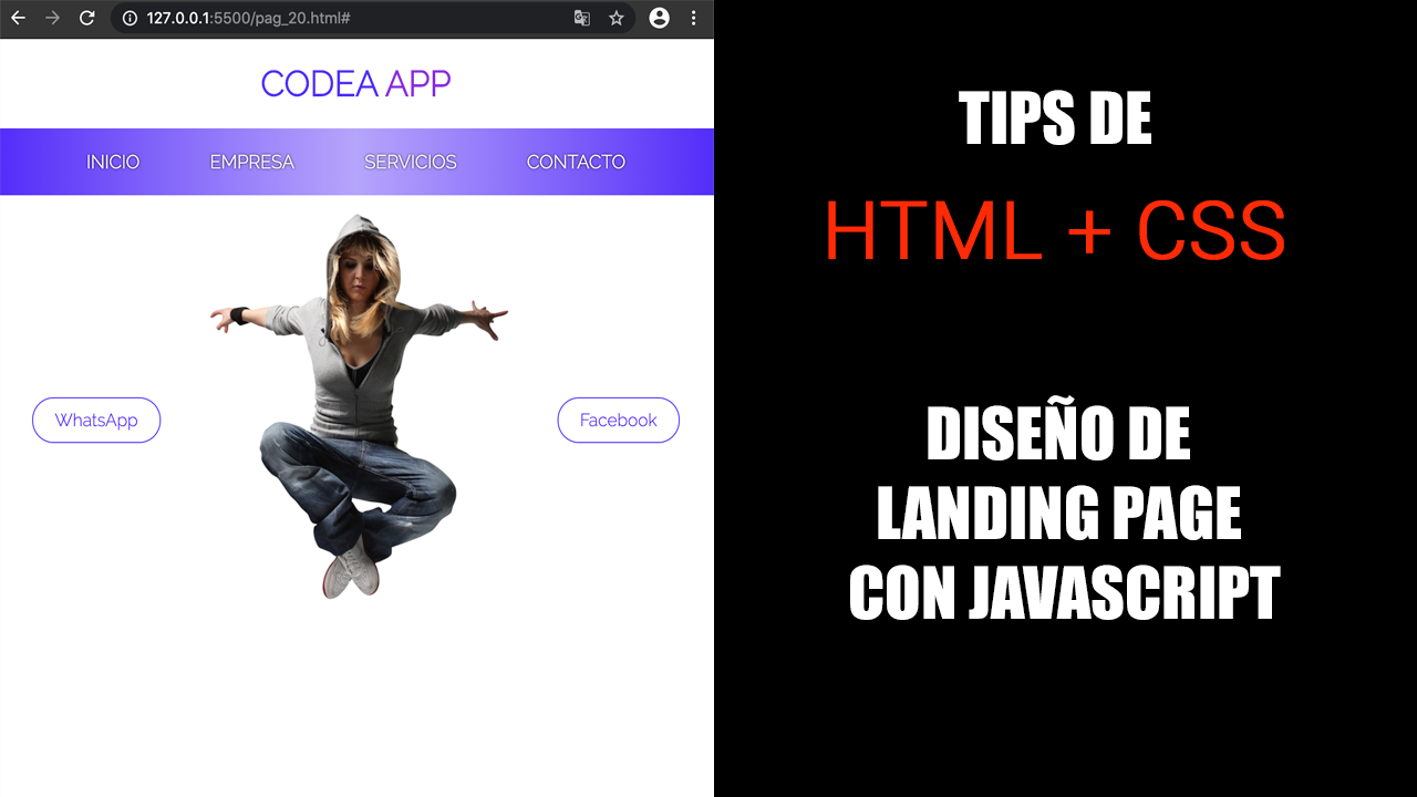 Landing Page con Html+Css y Js