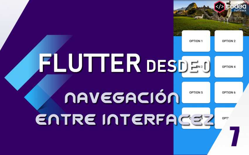 Navegación entre interfaces en Flutter
