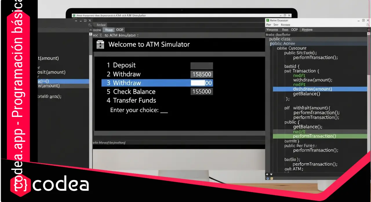 Programa en C++ con POO: Simulador de Cajero Automático (ATM)